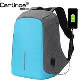 Notebooktasche Laptoptasche USB ladung wasserdichter Rucksack Diebstahlsicherung