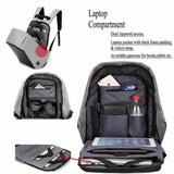 Notebooktasche Laptoptasche USB ladung wasserdichter Rucksack Diebstahlsicherung
