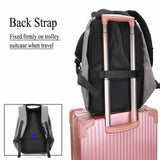 Notebooktasche Laptoptasche USB ladung wasserdichter Rucksack Diebstahlsicherung