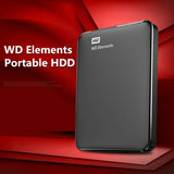 WD Elements Extern Portable USB 3.0 500GB, 750GB, 1TB, 2TB, 1.5TB 2.5" HDD TOP