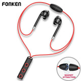 Magnetic Sport In-Ear Kopfhörer Bluetooth Headset MIC HUAWEI Samsung iPhone LG