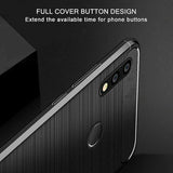 Huawei P20 Lite Fall Abdeckung Carbon zurück Stoßfest Silikon TPU Schutzhüllen