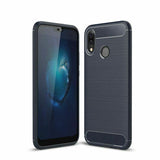 Huawei P20 Lite Fall Abdeckung Carbon zurück Stoßfest Silikon TPU Schutzhüllen