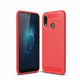 Huawei P20 Lite Fall Abdeckung Carbon zurück Stoßfest Silikon TPU Schutzhüllen
