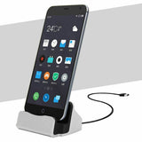 iPhone Android Micro USB Type C ladenstation Dockingstation Für Samsung iPhone