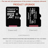 Kingston Micro SD Card 16GB 32GB 64GB 128GB Class10 Flash Memory Card Canvas