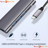 5-in-1 USB C Hub for iPad Pro Top Quality