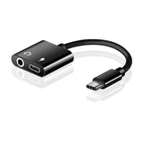 2 in 1 USB Typ C auf AUX 3,5mm Klinke Adapter für  Huawei Mate 10 pro/Huawei 20