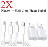 Schnellladegerät USB-C auf iPhone für iPhone 13 12 X XR XS Ladekabel Netzteil PD