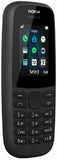 Neu und OVP Nokia 105 , 8 Zoll Farbdisplay, FM Radio, 4 MB ROM, Dual-Sim Handy
