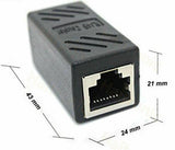 RJ45 Verlängerung Adapter Verbinder Kupplung Netzwerk LAN Kabel cat 5 6 7