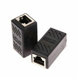 RJ45 Verlängerung Adapter Verbinder Kupplung Netzwerk LAN Kabel cat 5 6 7
