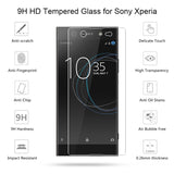 2X 9H Telefonschutzglas HD Displayschutzfolie für Xperia L X XA XA1 XA Ultra XZ