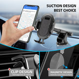 GTWIN Autotelefonhalter Windschutzscheibe Gravity Sucker Universal Mount Stand