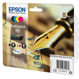 Epson Tintenstrahldrucker 16 Multipack 4 farbig Tinten C13T16264012 Patronen Ink