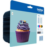 Brother Tintenpatrone LC-123 Value Pack Patrone Ink Multipack Tinten Cartridge