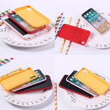 Russisches Zitat Slogan Telefonabdeckung für iPhone Soft Silicone Candy Case