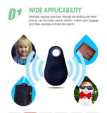 Schlüsselfinder Haustier Koffer finden GPS Locator Bluetooth 4.0 Anti Lost Blau