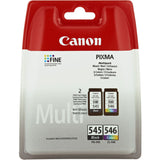 Canon PG-545 Tintenpatron + CL-546 Tinte Multi-Pack 4 Farbig