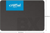 Crucial BX500 120GB 240GB 480GB 2.5’’ interne SSD Festplatte 6.3 cm SATA 3