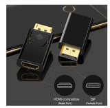 DP auf HDMI Adapter Displayport 1.2 zu HDMI 1.3 1440P Full HD 2160P Konverter 4K
