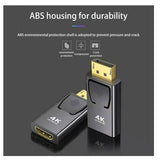 DP auf HDMI Adapter Displayport 1.2 zu HDMI 1.3 1440P Full HD 2160P Konverter 4K