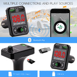 KFZ FM Transmitter Drahtloser Radio Mp3 mit Dual USB Ladegerät LCD für Handy