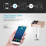 KFZ FM Transmitter Drahtloser Radio Mp3 mit Dual USB Ladegerät LCD für Handy