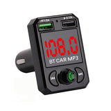 KFZ FM Transmitter Auto Bluetooth Radio Mp3 mit Dual USB Ladegerät LED für Handy