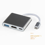 Typ C auf 4K HDMI Kompatible USB 3.0 USBC HDMI Hub für Macbook Pro Samsung TV