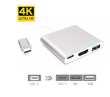 Typ C auf 4K HDMI Kompatible USB 3.0 USBC HDMI Hub für Macbook Pro Samsung TV