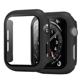 Hülle+Glas Schutzhülle kompatibel mit Apple iWatch Series 1 2 3 4 5 6 SE 7 case