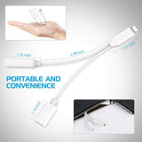 2 in 1 Lightning to 3.5mm Aux Kabel + Adapter für Laden für Iphone 7/8/X/XS/11
