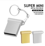 Super Mini USB 2.0 Flash Drive 16GB 32GB 64GB 128GB USB Stick Pendrive Silber
