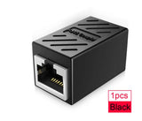 RJ45 Verlängerung Adapter Verbinder Kupplung Netzwerk LAN Kabel cat 5 6 7