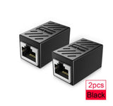 RJ45 Verlängerung Adapter Verbinder Kupplung Netzwerk LAN Kabel cat 5 6 7