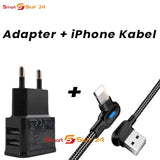 2 port Netzteil + USB C Ladekabel für Samsung , Huawei, Xiaomi, Oppo, Nokia LED