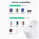 USB-C Schnell Ladegerät Netzteil Adapter für iPhone  X/XR/XS/7/8/11/13/12 ipad