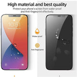 2 PCs Blickschutz Privacy Glas iPhone 13 Mini Sichtschutz Schutz Anti Spy 9H