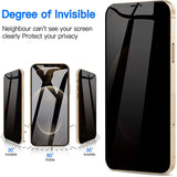 2 Pcs Blickschutz Privacy Glas iPhone 11 Pro Max Sichtschutz Anti Spy 9H