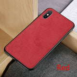 Ultra-thin Canvas Silicon Case For iphone 7 8 6 6s Plus 11 Pro X Xs Max Xr Cover