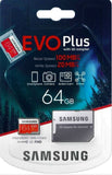 SAMSUNG EVO Plus Micro SD Karte 32GB 64GB 128 Class10 SDXC Speicherkarte+Adapter