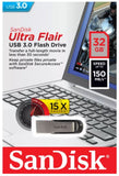 SanDisk Ultra Flair USB Stick Flash Drive 16GB 32GB 64GB 128GB Pen Drive USB 3.0