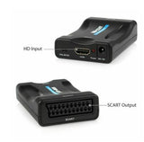 Scart zu HDMI Konverter Converter Adapter Wandler AV Scaler 1080P HDTV DVD SKY