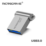 Mini USB 3.0 Flash Drive 16GB 32GB 64GB 128GB USB Stick Pendrive klein Silber
