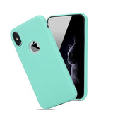 Soft Silicone Candy Cover For iPhone X 11 Pro Max 8 7 6 6S Plus Xr Xs Max Case