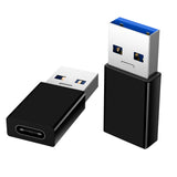 2x OTG adapter USB Male zu Type-c Female Connector für Xiaomi Huawei Samsung HTC