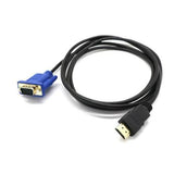 HDMI-VGA Stecker HD-15 Stecker 15Pin Video Adapter Kabel für HDTV PC 3M