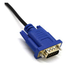 HDMI-VGA Stecker HD-15 Stecker 15Pin Video Adapter Kabel für HDTV PC 3M